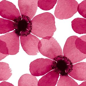 purple flower napkins