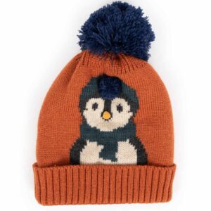 orange penguin hat