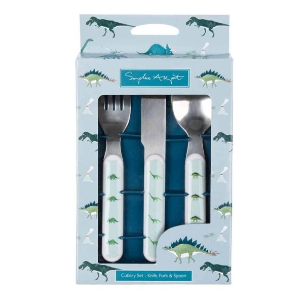 dinosaur cutlery set