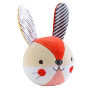Organic Soft Ball Chiming Bunny