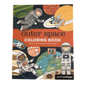 outer space colouring book