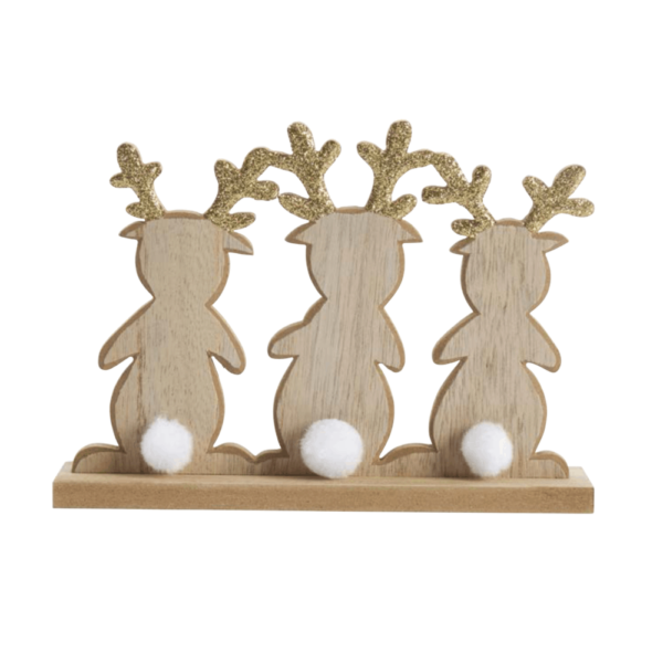 three reindeer