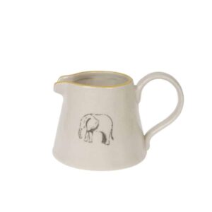 elephant mini stoneware jug