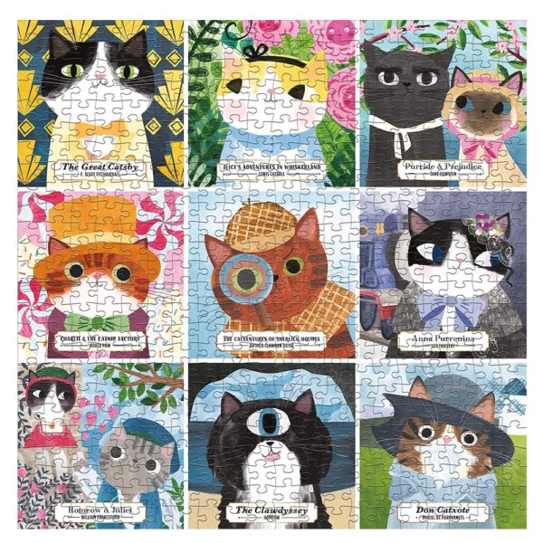 Bookish Cats Jigsaw Puzzle
