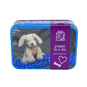 Puppy In A Tin Sewing Kit