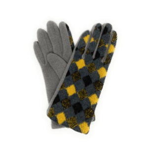 rhona wool gloves mustard