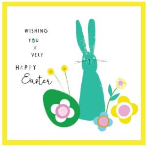 Happy Easter Rabbit Card