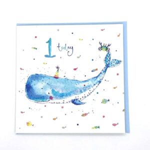 1 Today Whale Birthday Card