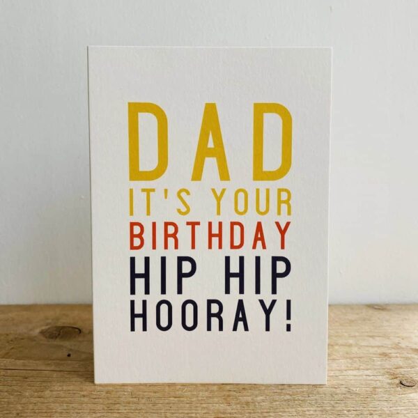 dad its your birthday card