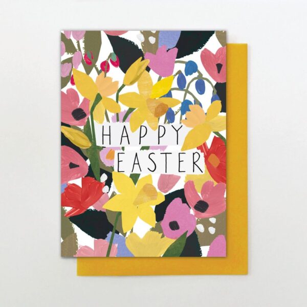 Happy Easter Floral Card