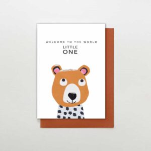 welcome to the world bear card