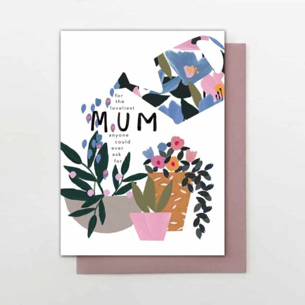 watering can mothers day card