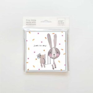 Bunny Just To Say Note Cards Pack