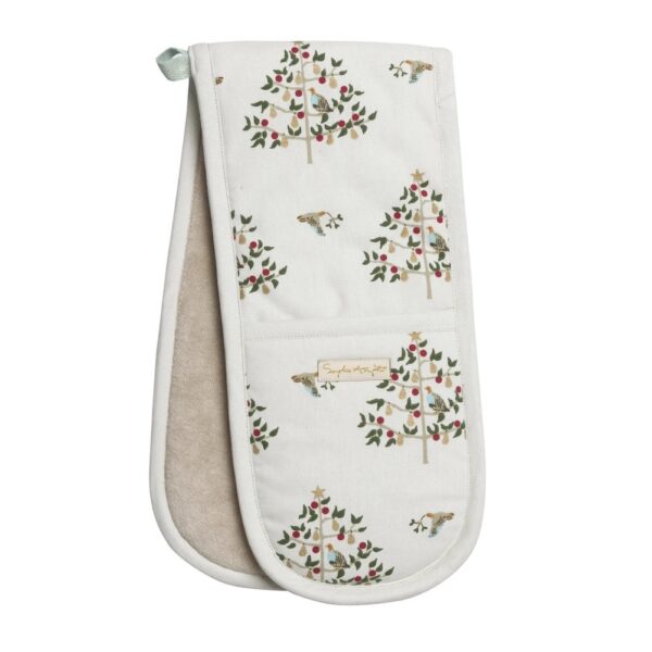 Partridge In A Pear Tree Double Oven Gloves