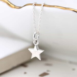 Tiny Star Sterling Silver Necklace