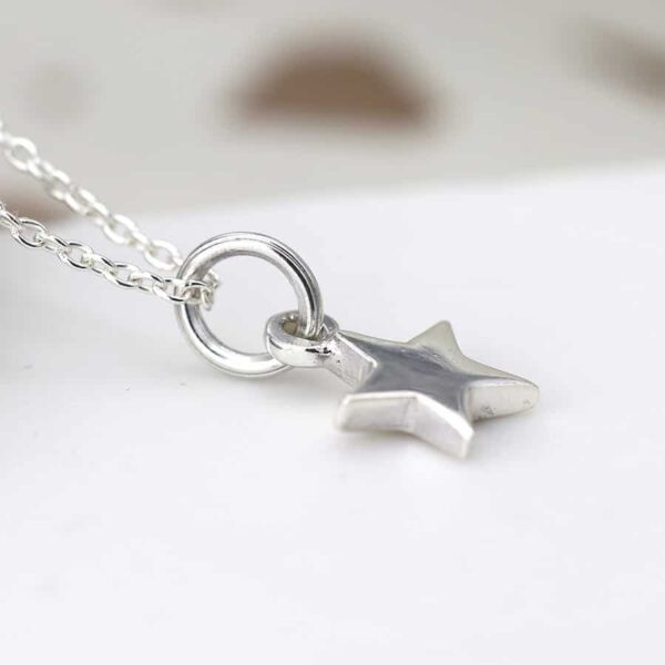 Tiny Star Sterling Silver Necklace
