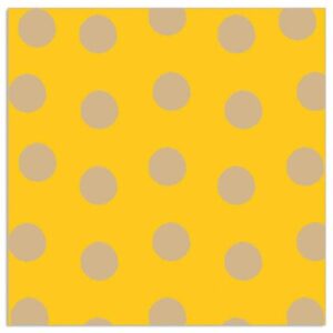 Yellow And Gold Spot Napkins