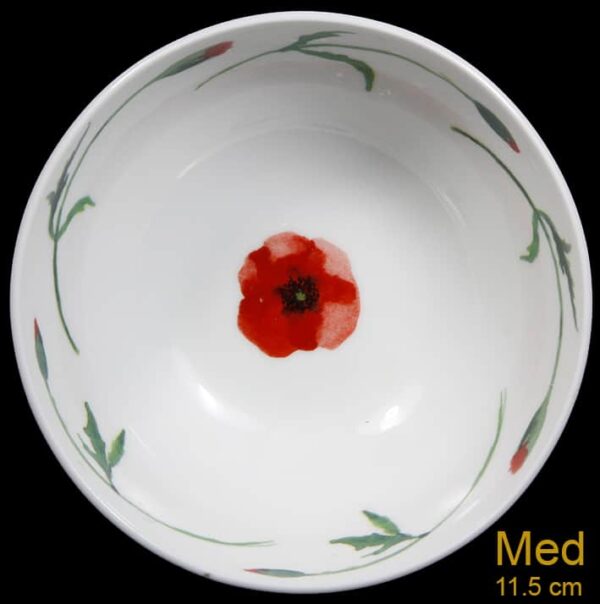 medium poppy bowl