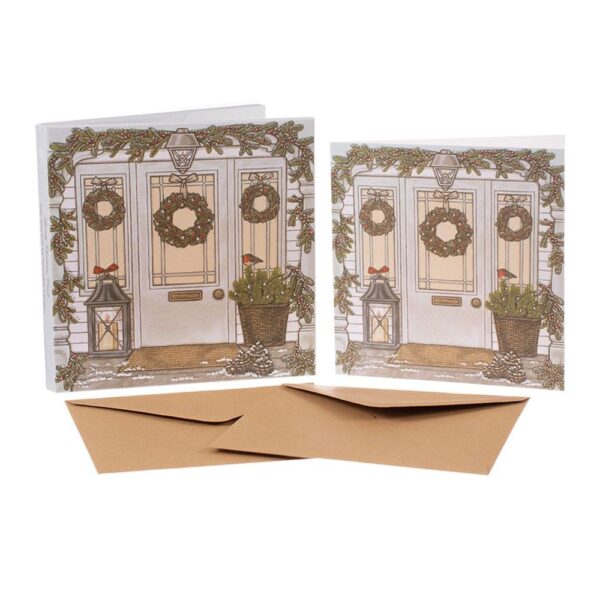 Boxed Set Of 8 Christmas Welcome Cards
