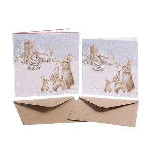 Boxed Set Of 8 Silent Night Christmas Cards