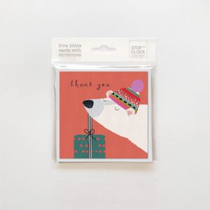 Thank You Polar Bear Card Pack