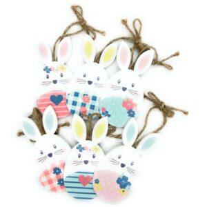 easter bunny wooden decorations