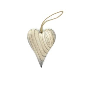 hanging wooden heart