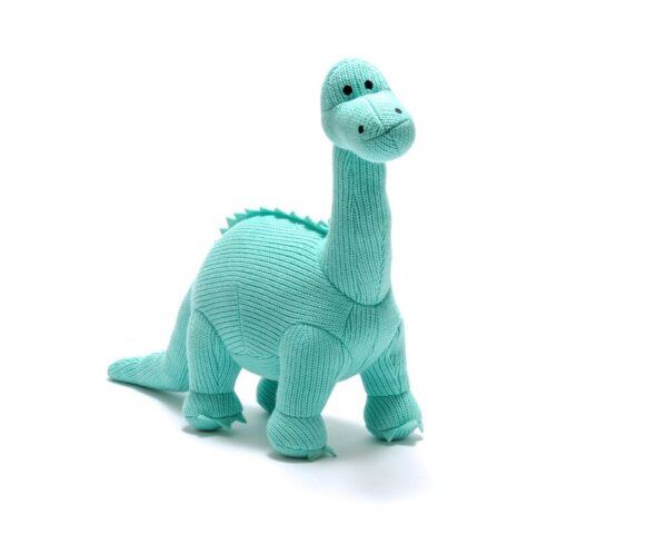 Ice Blue Knitted Diplodocus